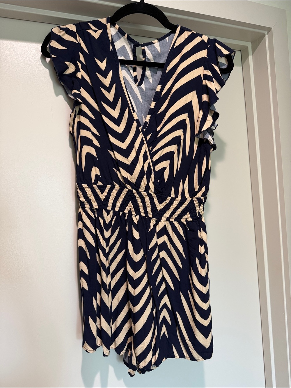 Zebra-Print Romper
